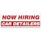 Signmission Now Hiring Car Detailers Banner Apply Inside Accepting Application Single Sided B-72-30209 - alternate 1